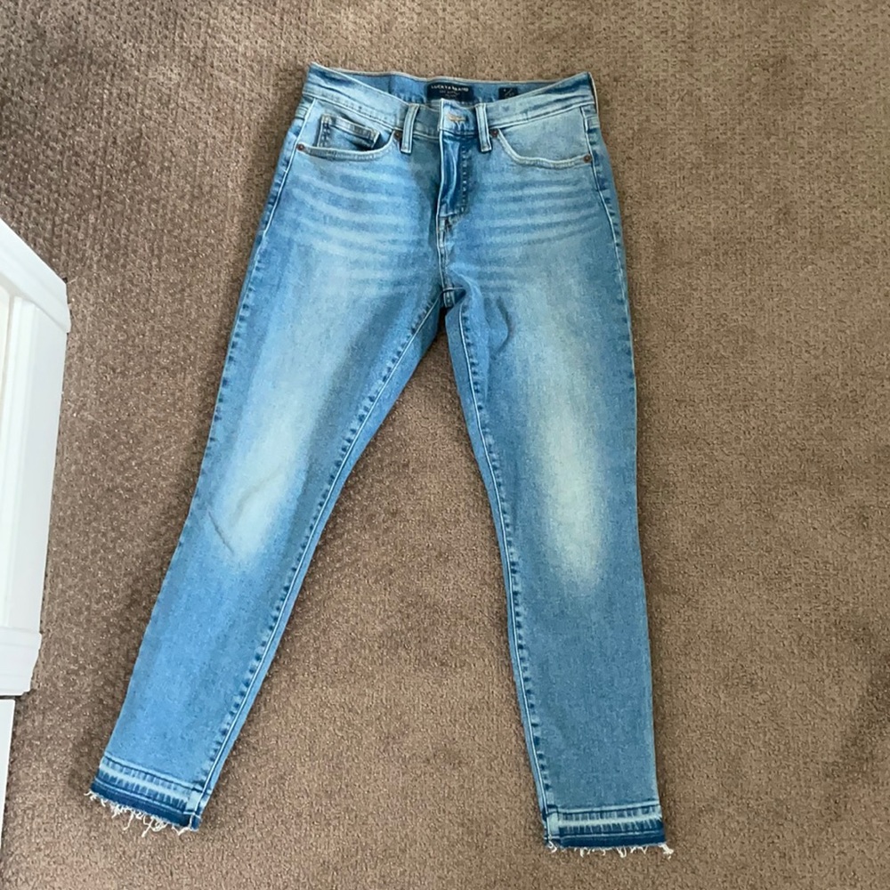 Lucky brand mid rise Ava skinny Jean